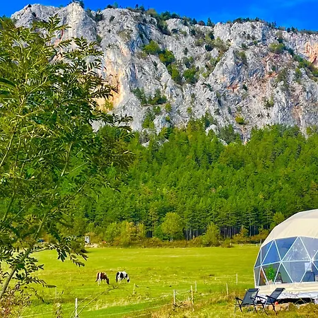 Glamping Hohe Wand - Kuppelzelt Mit Whirlpool & Panoramafenster Luxury tent Maiersdorf